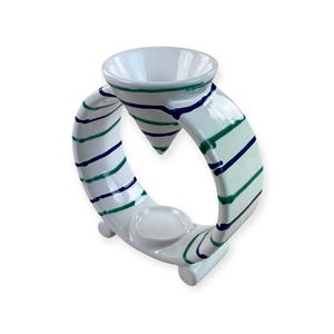 Austria Handpainted Gmundner Keramik Kerzen Duftlampe Buntgeflammt Handcrafted Keramos Dishes