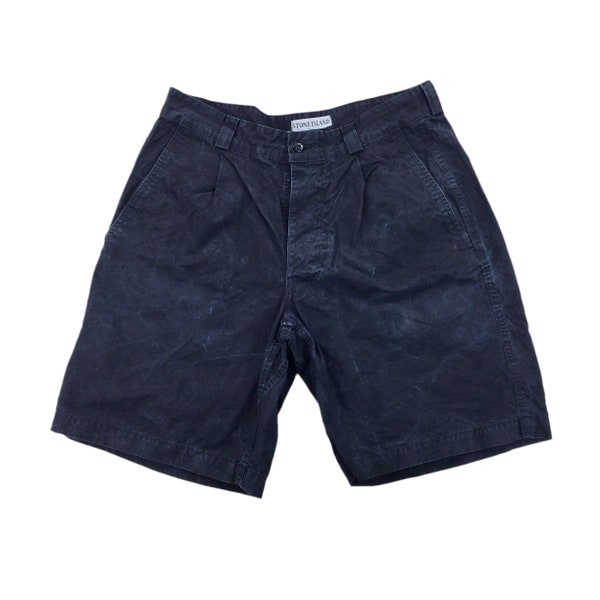 Vintage heren Stone Island jaren 90 shorts - W31 maat mannelijke broek tweedehands bodems
