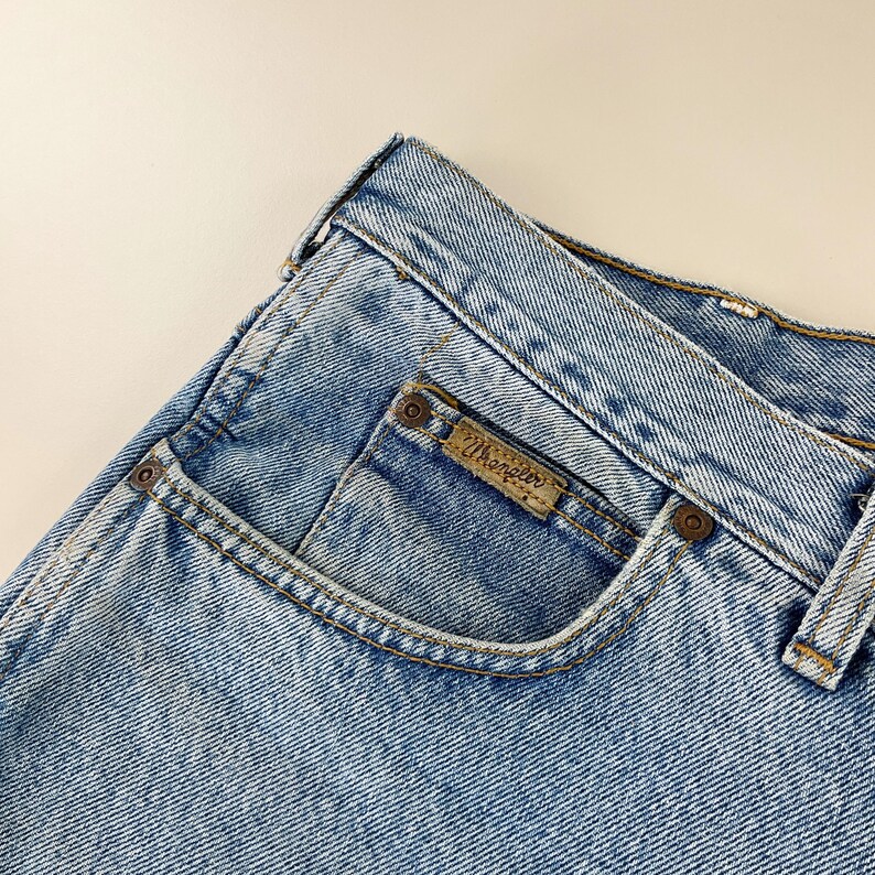 Wrangler 90s Denim Jeans - W38 L34 Size Men Pant Male Trousers pre-owned bottoms image 5