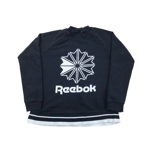 Modern Y2K Reebok Spellout Sweatshirt - Small Size