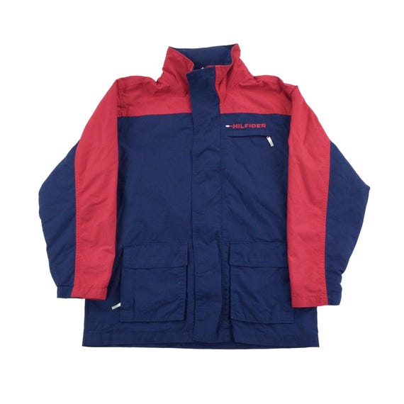 Vintage Tommy Hilfiger Outdoor Jacke Damen M GroBe Frauen Mantel Jacke gebraucht Etsy
