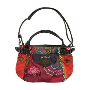 Vintage Desigual Soul Tasche Transport Hänkel Tasche gebrauchte Trage Tasche