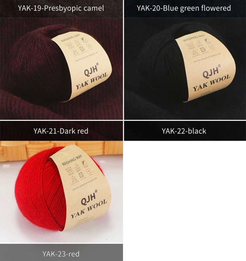 Yak Wool Yarn 500g, 50gx10pcs, Wool Yarn 500g Lot, Knitting Yarn