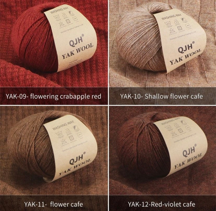 Yak Wool Yarn 500g, 50gx10pcs, Wool Yarn 500g Lot, Knitting Yarn