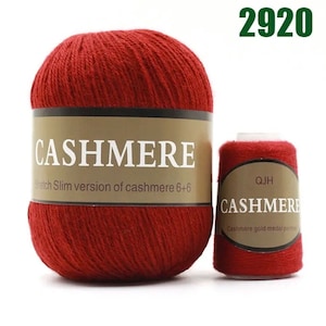 Filato di cashmere 50g+20g, filato di cashmere di visone naturale, filato per maglieria a mano, filato naturale, lana, cashmere sottile