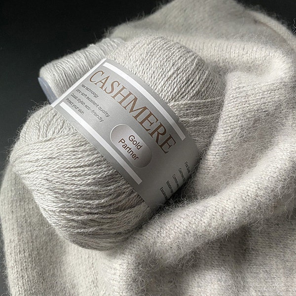 Mongolisches Kaschmirgarn 50g+20g, Kaschmirgarn zum Handstricken, Häkelgarn, Wollgarn, Kaschmirwolle, Kaschmirgarn, natürliches Kaschmirgarn