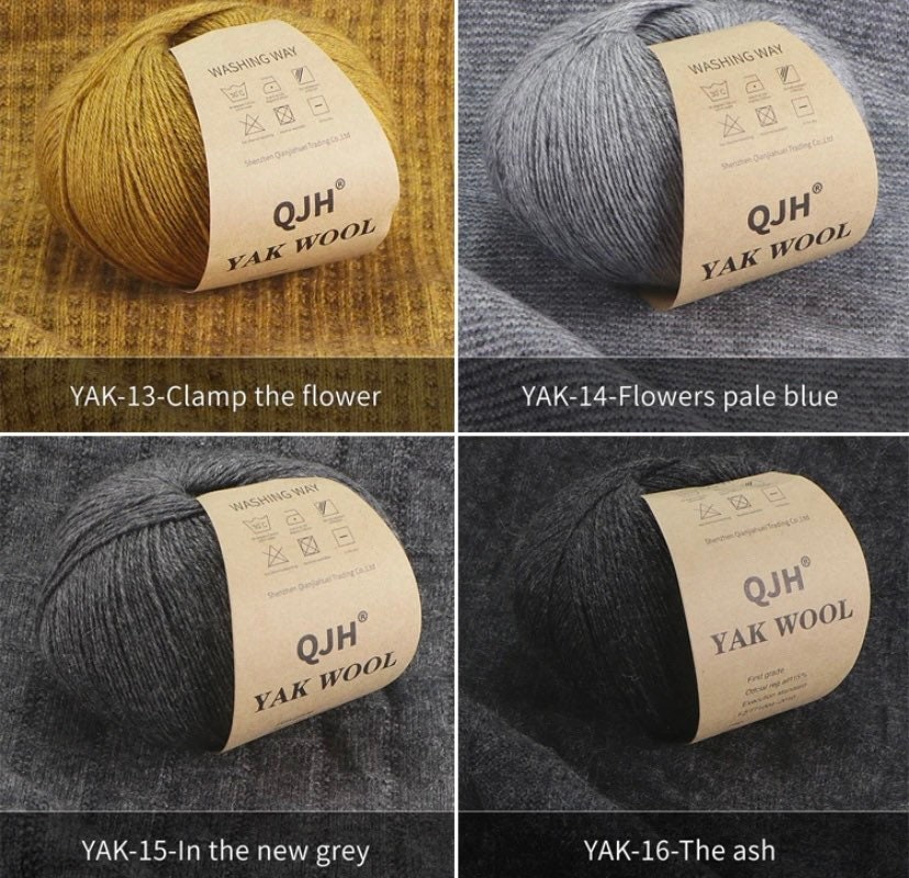 Yak Wool Yarn 500g, 50gx10pcs, Wool Yarn 500g Lot, Knitting Yarn