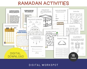 Cuaderno de actividades de Ramadán