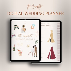 DIGITAL Wedding Planner | iPad Wedding Planner | Wedding Goodnotes | Wedding Checklist | Wedding Planner