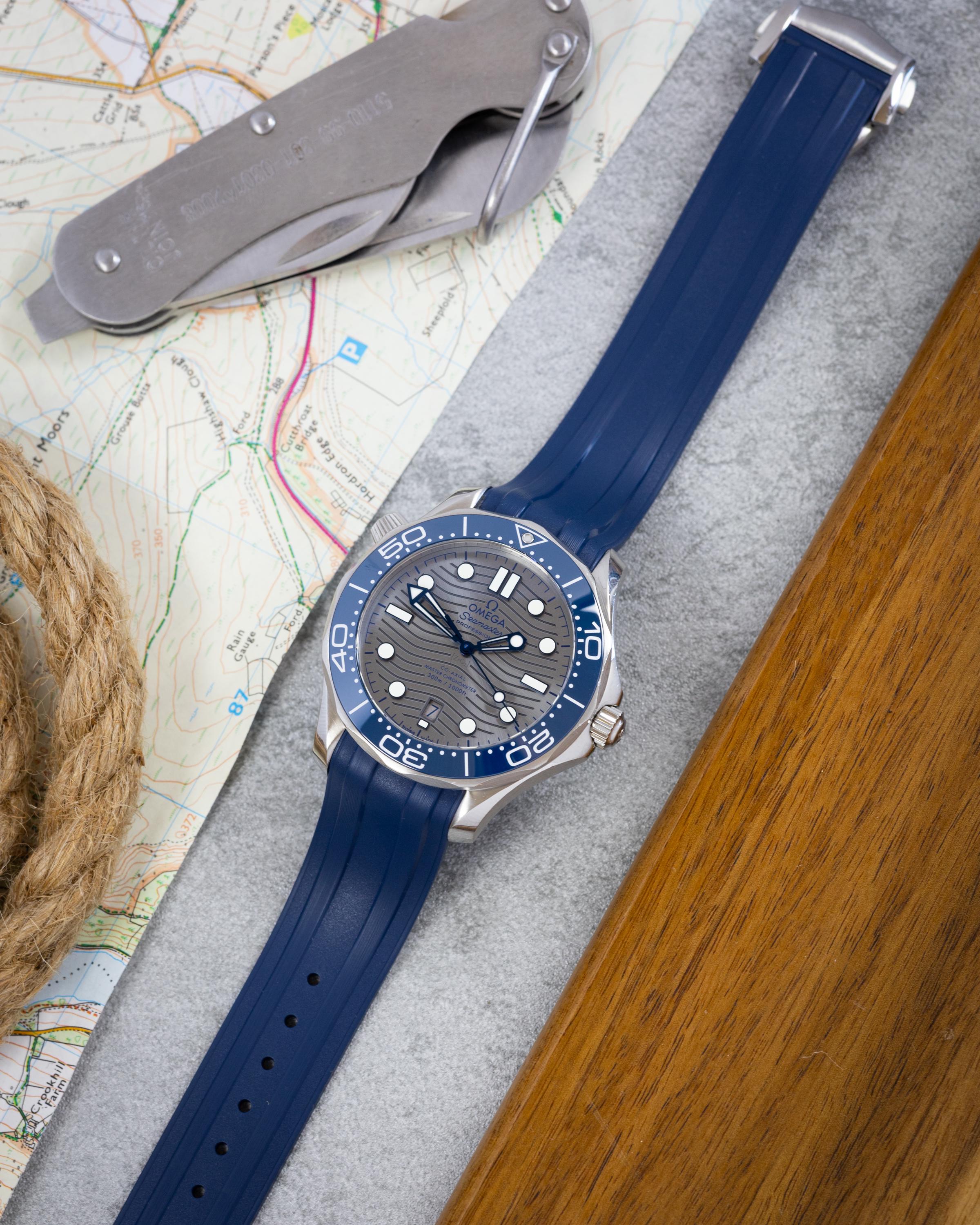 Omega Blue Seamaster - Etsy Canada