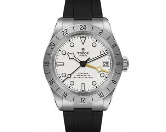 Integrated FKM Rubber Watch Strap For Tudor Black Bay Pro
