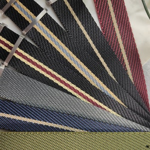 Pulseira de relógio Tudor Premium Twill Single Pass (20 mm - 22 mm) Preto Cáqui Verde Azul Cinza Preto Vermelho Cáqui Marrom