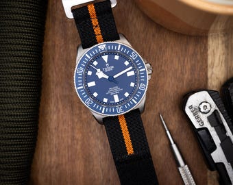 The Adventurer Ribbed Nylon Single Pass Hook and Loop Strap