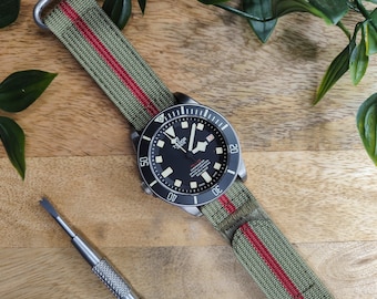 Cinturini Orologio Nylon-Silicone 18-22mm | Sgancio Rapido | Unisex - Foto 5