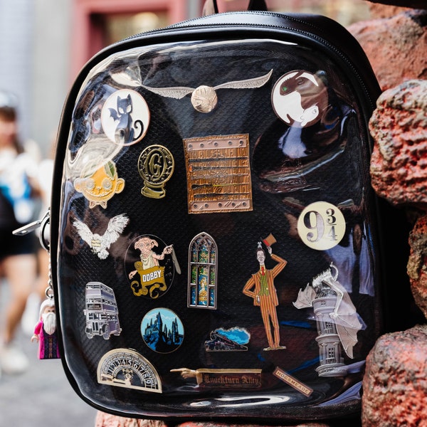 ITA Bag | ITA Backpack | Pin Display Backpack | Bag With Clear Window | Enamel Pins | Clear Pin Backpack | Pin Display | itabag | Pin Board