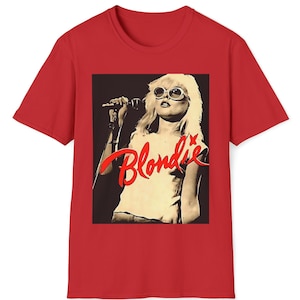 Blondie T-Shirt /Retro Blondie Shirt/Unisex/4 Colours Available/All Sizes Same Price/Great Gift For Blondie Fans