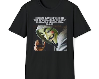 Neuheit T-Shirt/Verschwörungstheoretiker / Unisex / S - 4 XL / Vorhanden in Weiß