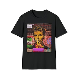 David Bowie/David Bowie T-Shirt/Unisex/Soft Style/7 Colours Available/S - 4XL