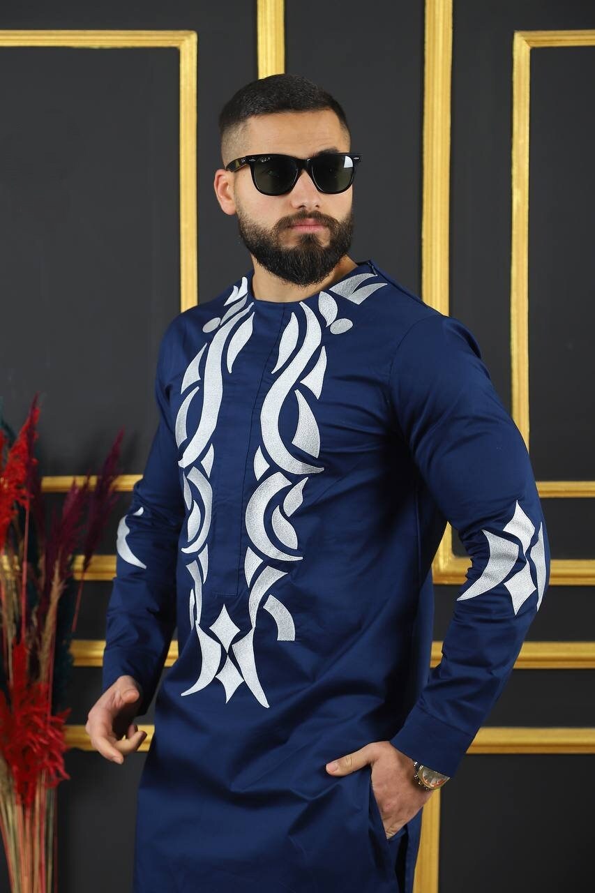 African Men Kaftan / African Men Clothing Nigerian Men Outfits Etsy