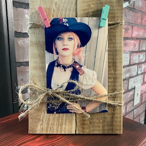 Rustic Reclaimed Wood Picture Frame