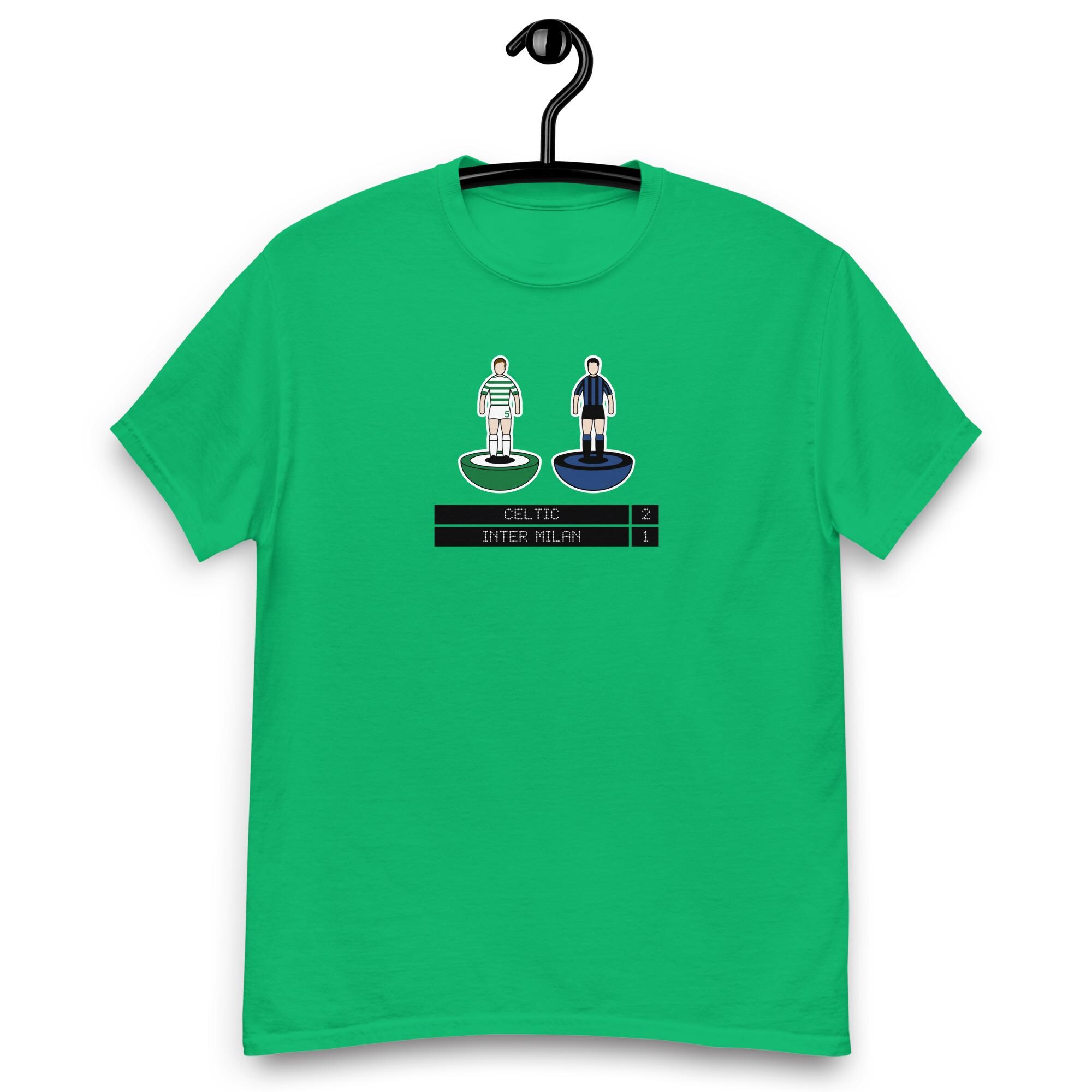 Graphic T-Shirt Celebrating Celtic FC's Central Station Legacy – A Grand Old Tee