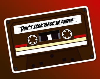 Oasis - Don't Look Back In Anger - Retro Cassette - Classic T-Shirt