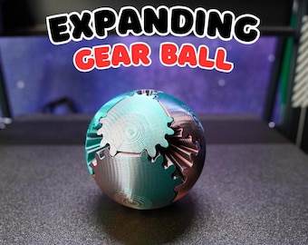 Expandable Gear Ball Fidget Toy