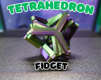 Tetrahedron to Octahedron Fidget | Transforming Geometric Toy