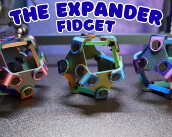 3D Printed Expander Fidget Toy - Expanding Fidget