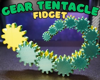 The Articulating Gear Tentacle Fidget Toy
