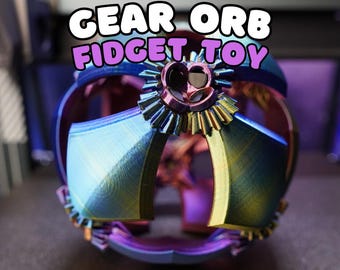Gear Orb Articulating Fidget Toy