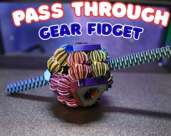 Pass Through Gear Fidget
