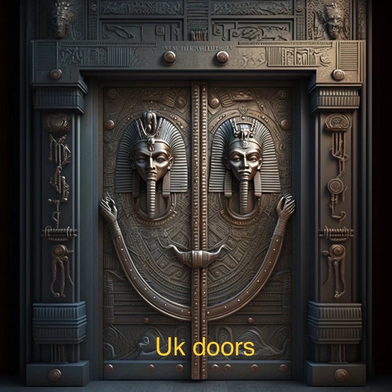 Ancient Egyptian Digital Doors Etsy