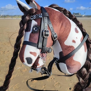 Hobby Horse bridle, bridle with reins and martingale - set of 3 -, hobbyhorsing accessories