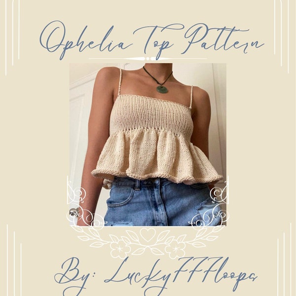 Beginner Friendly Knit Top Pattern, The Ophelia Top