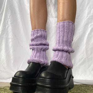 Hand-knit Leg Warmers