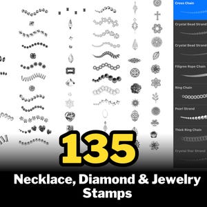 550+ Procreate Fashion Brushes, Clothes, Fabric, Jewelry, Patterns Stamps (Digital Download) image 5