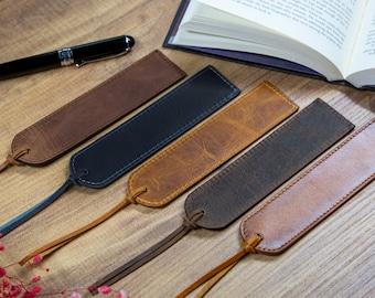 Mens Gift Bookmark, Leather Bookmark, Engraved Bookmark, Reading Gift, 1st Anniversary Gift, Birthday Gift, Teacher Gift, Special Gift, Gift