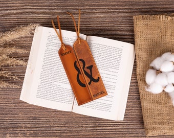 Handmade Bookmark, Mom Gift, Dad Gift Bookmark, Leather Gift, Leather Bookmark, Full Grain Leather Reading Bookmark Gift, Personalized Gift