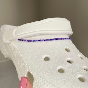 twilight croclette charm / customizable shoe jewelry / dainty shoe chain / trendy custom accessories / personalized gifts / simple jewelry