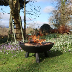 50cm British Fire Pit with Legs