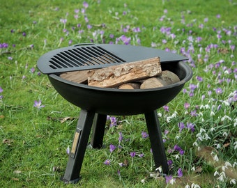 TriPit 50cm British Fire Pit with BBQ Rack