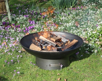 60cm British Fire Pit with Base