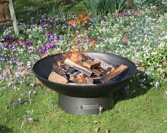 80cm British Fire Pit with Base