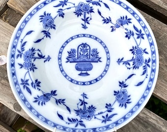Antique Porcelain Platter, Minton Porcelain, Serving Platter, English Porcelain Transferware, Rare Find!