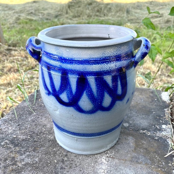 Ceramic Large Westerwald Pot Etsy