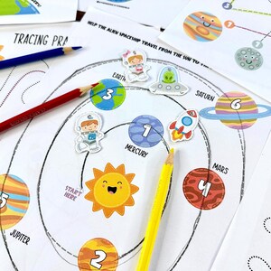 Solar System Activity Pack for Kids Planets Printable Busy Book ...