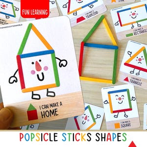 Aktivitet med glasspinnar, rolig och lärorik aktivitet för småbarn, matematik för förskola, finmotorik för småbarn, utskrivbar Montessori, hemundervisning för dagis