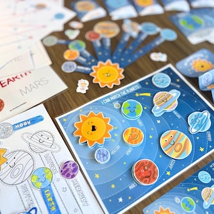 Solar System Activity Pack for Kids Planets Printable Busy Book ...