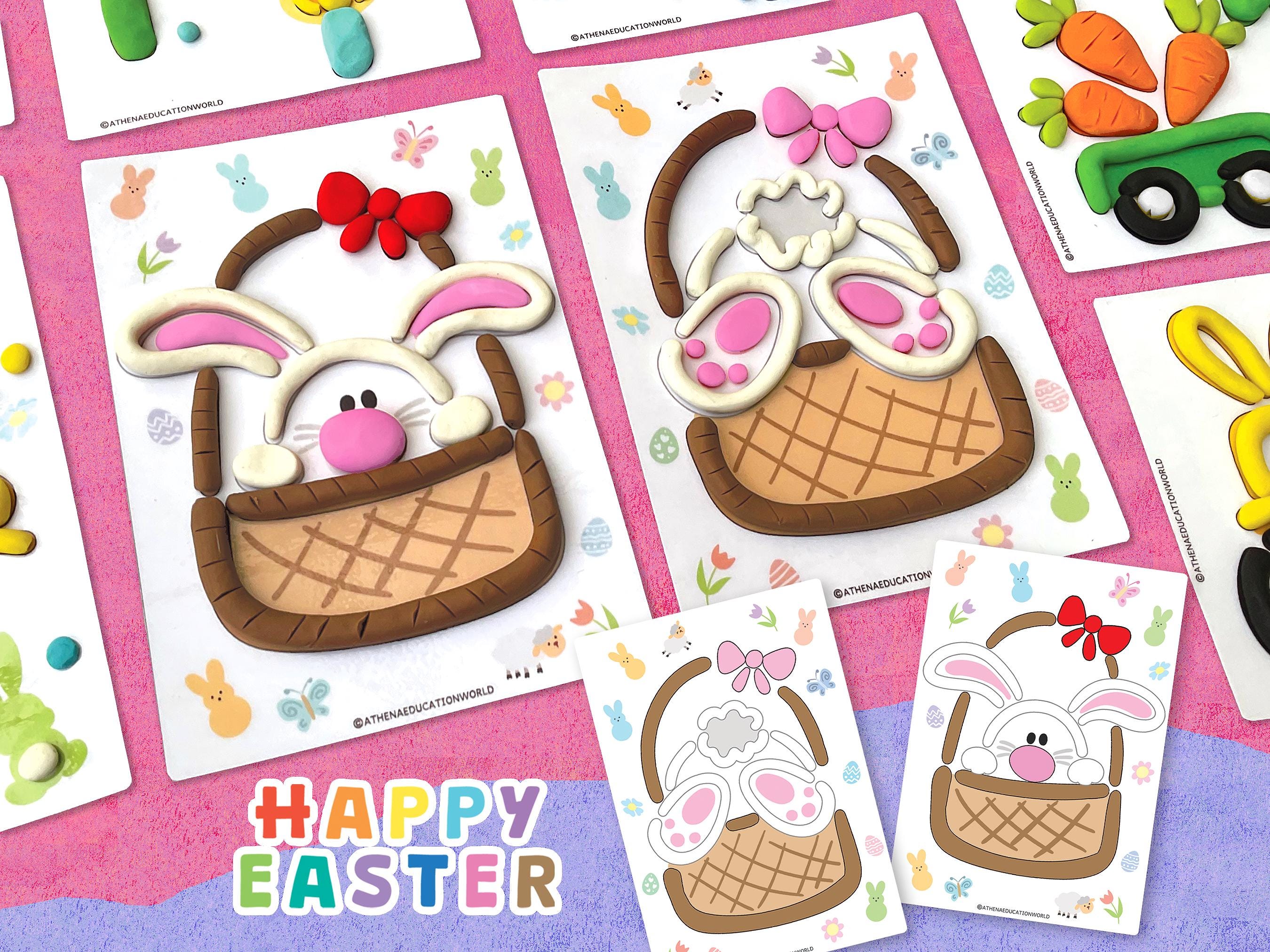 Easter Playdough Mats | Spring Sensory Activity Pages | Toddler Fine ...